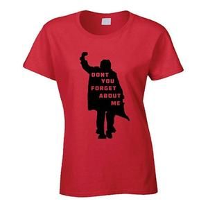 Breakfast Club Never Forget Red Junior Womens T-Shirt